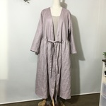 カシュクールワンピース(くすみピンク)