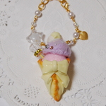 値下げ品☆【Ｂ】2段★トゥインクルアイス／バッグチャーム