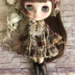 1406 garnet×flour ワンピース Blythe ブライス アウトフィット