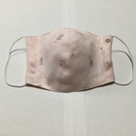 Wガーゼ立体マスク（大人用Mサイズ）クラッシック ピンク