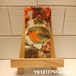 order③【どんぐり小町様】鳥、感ずる。秋されのスマホケース(和紙＋α)