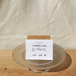 席札30部～マリッジリング009