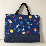 ブルー宇宙のレッスンバッグ★男の子★