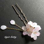 薄桃色の桜の簪＊*