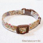 猫用おめかし花柄首輪 cat-n018