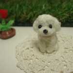 犬　トイプードル(小）　イヤホンジヤック、ストラップ、ドールハウス