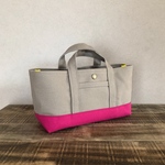 【Ｔ様専用】帆布でほっこりミニトート横長 order作品