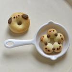ぱんだちぎりパンとこいぬドーナツのブローチセット