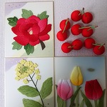 🔴majesuta様オーダー品🔴  大粒サクランボ  チューリッブ  菜の花  牡丹色紙  