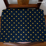 ht様ご予約品☆防災頭巾カバー☆ＳＴＡＲ＆ＳＴＡＲ(深緑にネイビーの星)☆座布団式