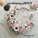 リースブーケアネモネピンク ヘッドパーツ セット