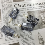 【4個】ブルーストーン風チャーム　102