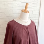 SALE フレンチコーデュロイ　ラグランブラウス  フィグ　リバティ