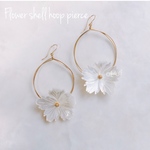 Big Flower Shell Hoop