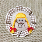【 1033mai 様 オーダー品 】みつあみガールロゼット * チェック