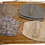 選べる2枚セット⭐手作り立体マスク⭐やわらかガーゼ4層構造⭐シミ予防に✨