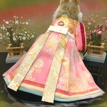 うさぎの河津桜十二単ハーネス