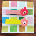 《baby&kids》 ケシの花のヘアピンセット♡