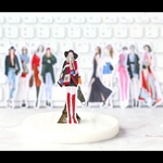 フレークシール　女の子　外国人