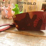 黒猫カップスリーブ