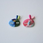 うさぎ/ブローチ