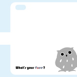 【yuzuhararuka様専用】iPhone6 プリント 手帳型スマホケース（フクロウ)
