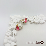パールとお花とビジューのピアス・イヤリング