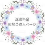 ご購入者様専用　速達料金追加ご購入ページ