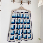 〇cotton モチーフ編みブランケット〇