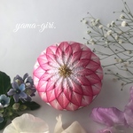 直径約8㎝手毬「菊」春ピンク