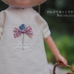 再販・刺繍のチュニックワンピース