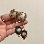 カボションイヤリング❥送料無料