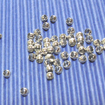 ● 金属パーツ●つぶし玉（カシメ）3mmシルバーカラー★40ｇ（約1040粒相当）
