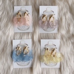 春にぴったり♡フラワーシフォンイヤリング