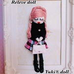 ❤︎大人気❤︎受注製作❤︎ピンクのタータンチェックルルベちゃん❤︎