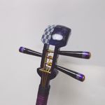 かんざし 「三味線」紫紺１１（矢絣）
