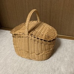 エコクラフト  フタ付きバスケット