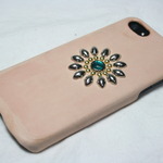 ♪本革 iPhone5 レザーハードカバー natural　w/s♪