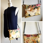 Japanese KIMONO belt remake bag 帯リメイクバッグ
