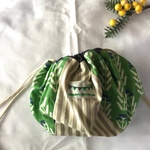 ぼうる巾着　お弁当袋　巾着　nunocoto fabric  
