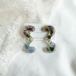 (イヤリング) uneune blue