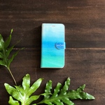 【サンプルSALE】MĀLAMA手帳型スマホケース Bottom of Mākaha(マカハの海) iPhone X,XS