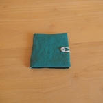 ちょっと大人なサニタリーケース【麻のアースなターコイズA】