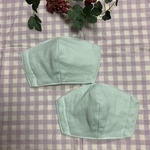 大人用　立体型マスク（4枚重ね）ミントグリーン