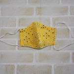 大人用立体マスク（イエローバンダナ柄）
