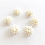 ❣️特価❣️10個5ペア　「1895」パール フラワー 花 ワッペン ✴︎ フラワー 花  カボション パーツ　/ シャーベット　くすみ