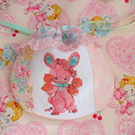 hana*ハンドメイド☆まんまる巾着ピンクうさちゃん