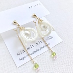 vintergækスノードロップのピアス/イヤリング
