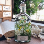 ハーバリウム　〜ボトルの中の花畑〜　アンモビューム　whisky bottle