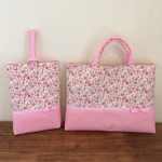 《和ノ花〜nanoka〜様オーダー品》花柄×ふんわりさくら色　セット【入園・入学】